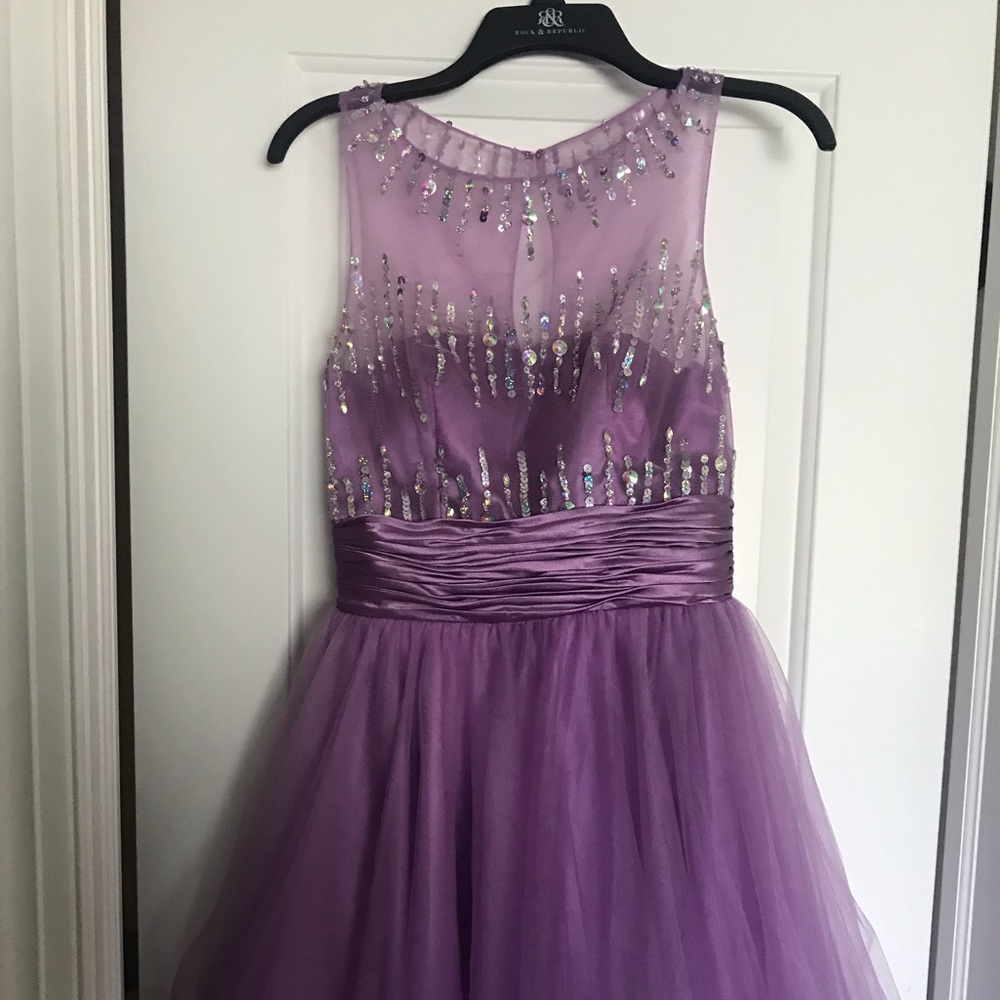 Purple Homecoming Dress